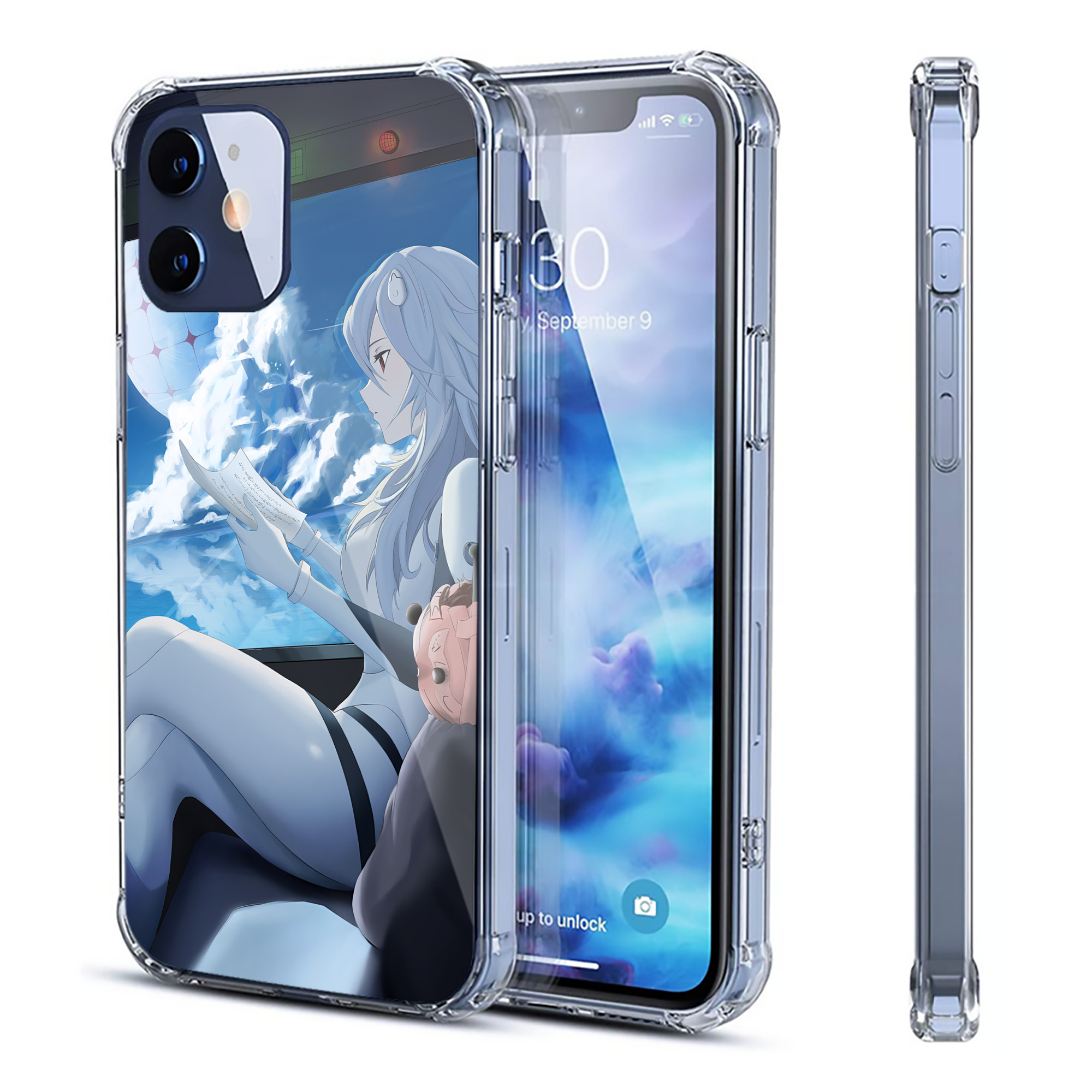 （画像用） EVA 新世紀エヴァンゲリオン 【iPhone 12シリーズ対応】透明スマホケース（クリアソフトケース）